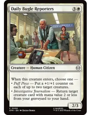 Magic: The Gathering Daily Bugle Reporters (6) Near Mint