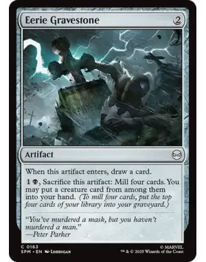 Magic: The Gathering Eerie Gravestone (163) Near Mint