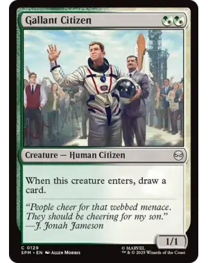Magic: The Gathering Gallant Citizen (129) Near Mint