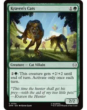 Magic: The Gathering Kraven's Cats (104) Near Mint