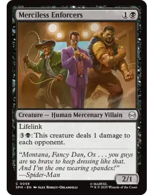 Magic: The Gathering Merciless Enforcers (58) Near Mint