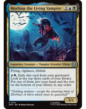 Magic: The Gathering Morbius the Living Vampire (137) Near Mint