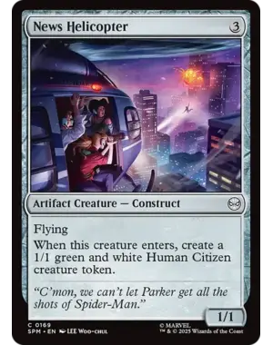 Magic: The Gathering News Helicopter (169) Near Mint