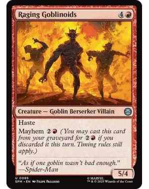 Magic: The Gathering Raging Goblinoids (85) Near Mint
