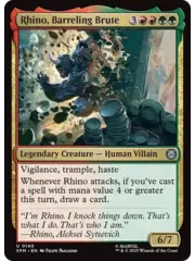 Magic: The Gathering Rhino, Barreling Brute (140) Near Mint