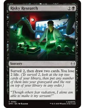 Magic: The Gathering Risky Research (62) Near Mint