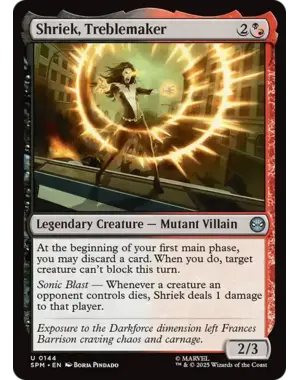 Magic: The Gathering Shriek, Treblemaker (144) Near Mint