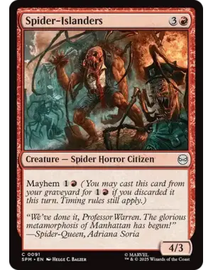 Magic: The Gathering Spider-Islanders (91) Near Mint