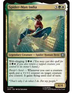 Magic: The Gathering Spider-Man India (151) Near Mint