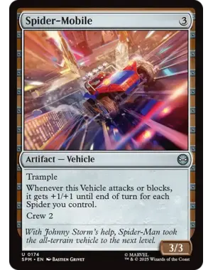 Magic: The Gathering Spider-Mobile (174) Near Mint