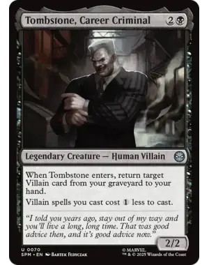 Magic: The Gathering Tombstone, Career Criminal (70) Near Mint