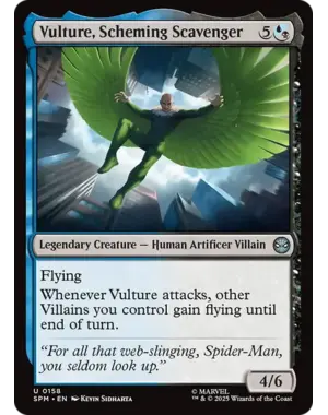 Magic: The Gathering Vulture, Scheming Scavenger (158) Near Mint