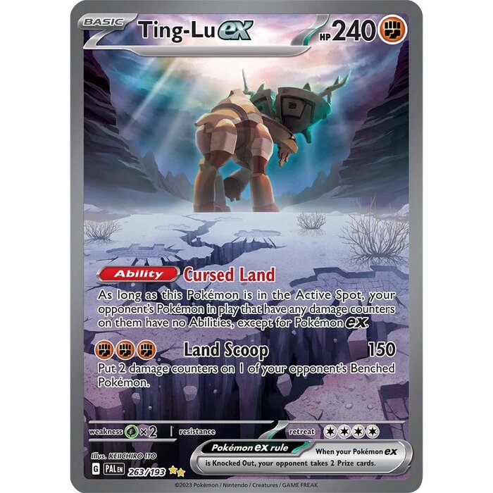 Pokemon Ting-Lu ex (263) Lightly Played Holofoil
