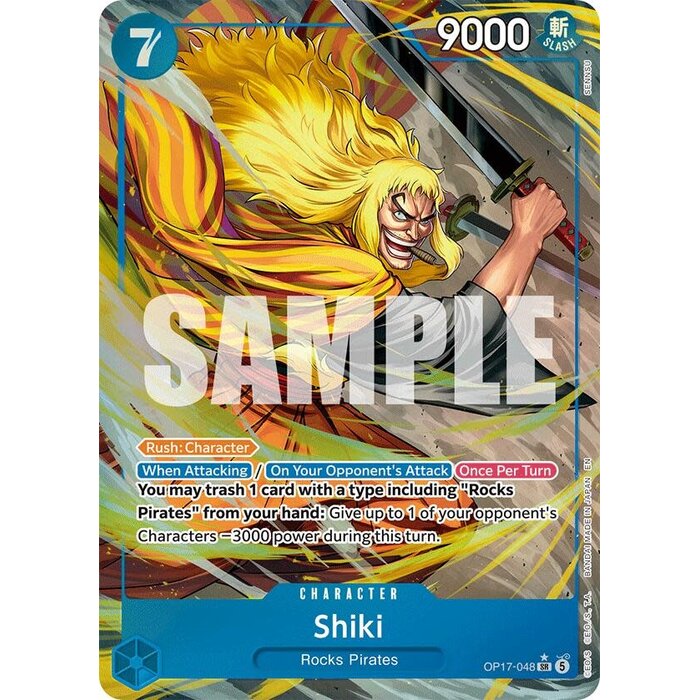 Bandai Shiki (Alternate Art) (OP17-048) Lightly Played Foil