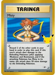 Pokemon Misty (018) Lightly Played Holofoil