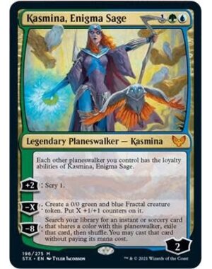 Magic: The Gathering Kasmina, Enigma Sage (196) Lightly Played