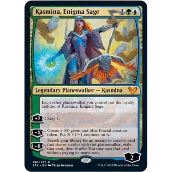 Magic: The Gathering Kasmina, Enigma Sage (196) Lightly Played