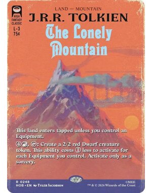 Magic: The Gathering The Lonely Mountain (Borderless) (248) Near Mint Foil