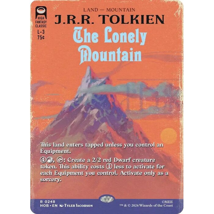 Magic: The Gathering The Lonely Mountain (Borderless) (248) Near Mint Foil