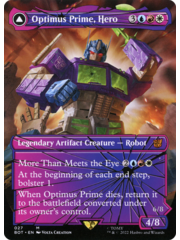 Magic: The Gathering Optimus Prime, Hero (Shattered Glass) (027) Lightly Played