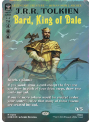 Magic: The Gathering Bard, King of Dale (Borderless) (Surge Foil) (280) Near Mint Foil