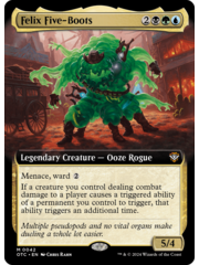 Magic: The Gathering Felix Five-Boots (Extended Art) (042) Lightly Played