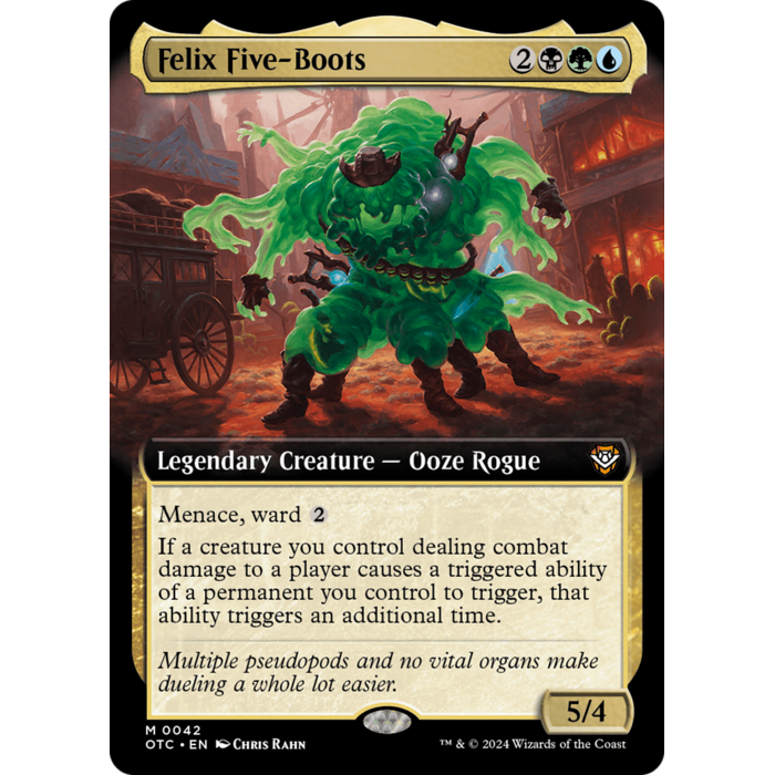 Magic: The Gathering Felix Five-Boots (Extended Art) (042) Lightly Played