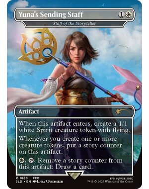 Magic: The Gathering Yuna's Sending Staff - Staff of the Storyteller (1863) Lightly Played