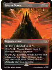 Magic: The Gathering Mount Doom (Borderless) (050) Near Mint