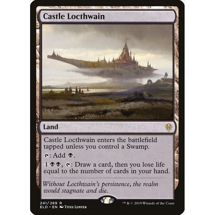 Magic: The Gathering Castle Locthwain (241) Lightly Played