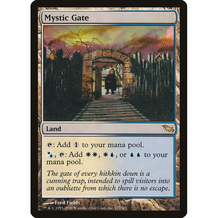 Magic: The Gathering Mystic Gate (277) Moderately Played