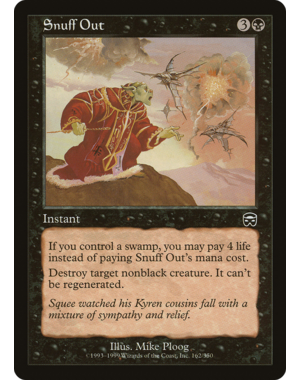 Magic: The Gathering Snuff Out (162) Heavily Played