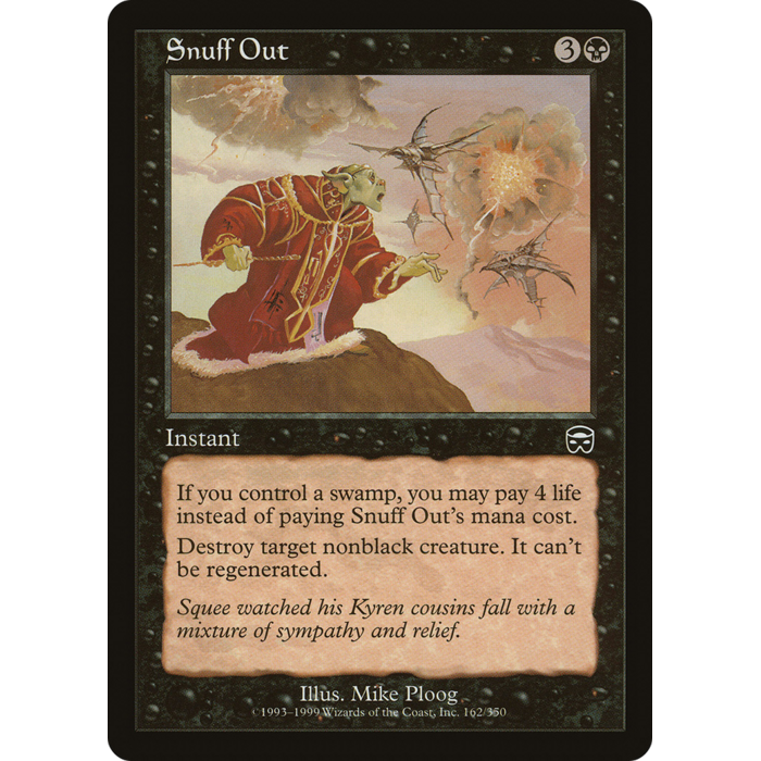 Magic: The Gathering Snuff Out (162) Heavily Played