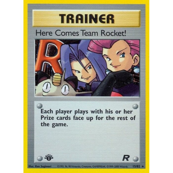 Pokemon Here Comes Team Rocket! (015) 1st Lightly Played Holofoil