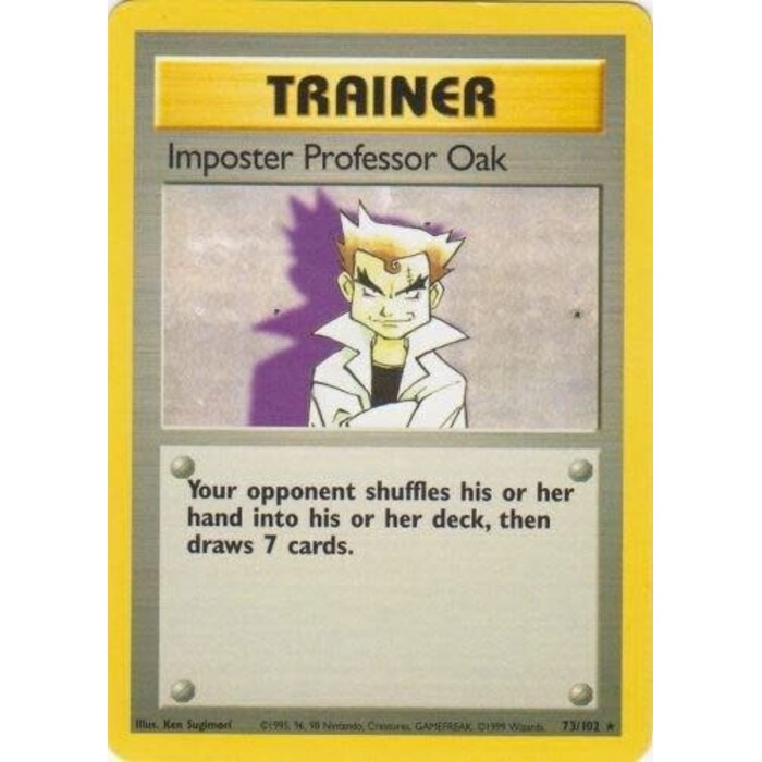 Pokemon Imposter Professor Oak (073) Lightly Played