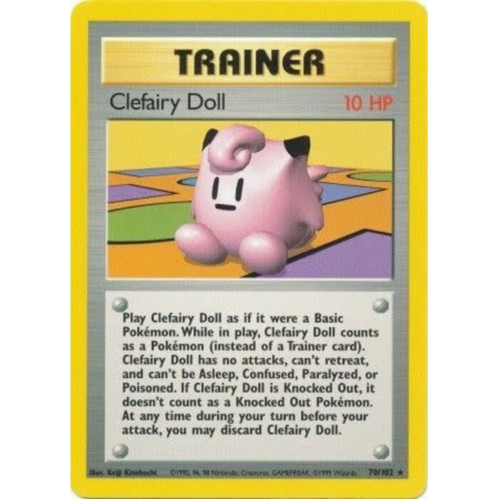 Pokemon Clefairy Doll (070) Moderately Played