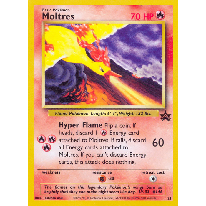 Pokemon Moltres (021) Lightly Played