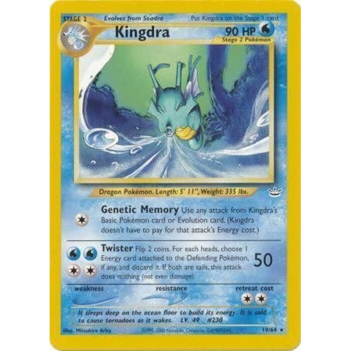 Pokemon Kingdra (019) UNL Lightly Played