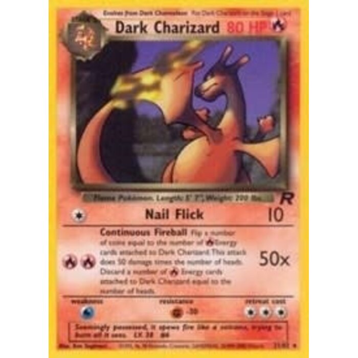 Pokemon Dark Charizard (021) UNL Lightly Played