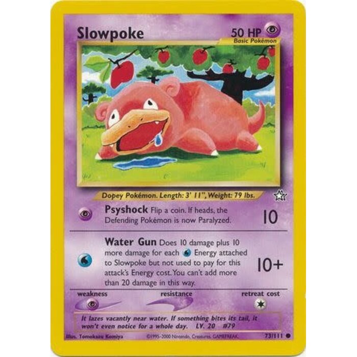 Pokemon Slowpoke (073) UNL Lightly Played