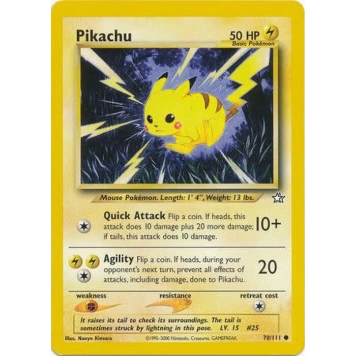 Pokemon Pikachu (070) UNL Lightly Played