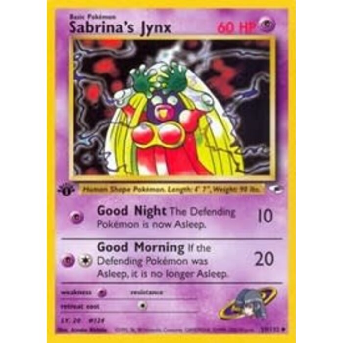Pokemon Sabrina's Jynx (059) 1st Lightly Played