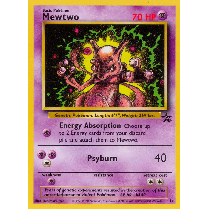 Pokemon Mewtwo (014) Lightly Played