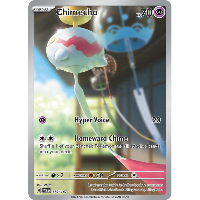 Pokemon Chimecho (179) Damaged Holofoil