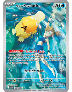 Pokemon Misty's Psyduck (193) Damaged Holofoil