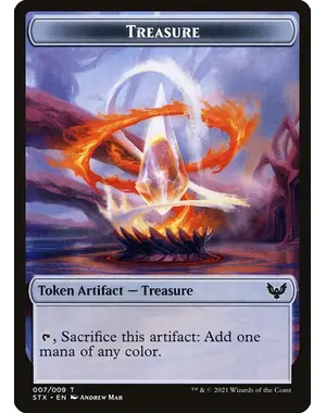 Magic: The Gathering Treasure Token (7) Near Mint