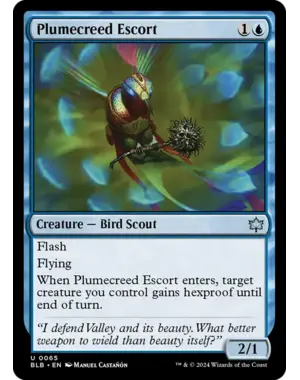 Magic: The Gathering Plumecreed Escort (65) Near Mint