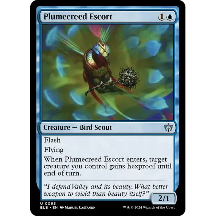 Magic: The Gathering Plumecreed Escort (65) Near Mint