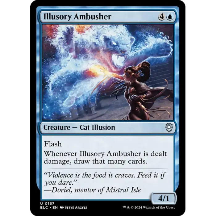 Magic: The Gathering Illusory Ambusher (167) Near Mint