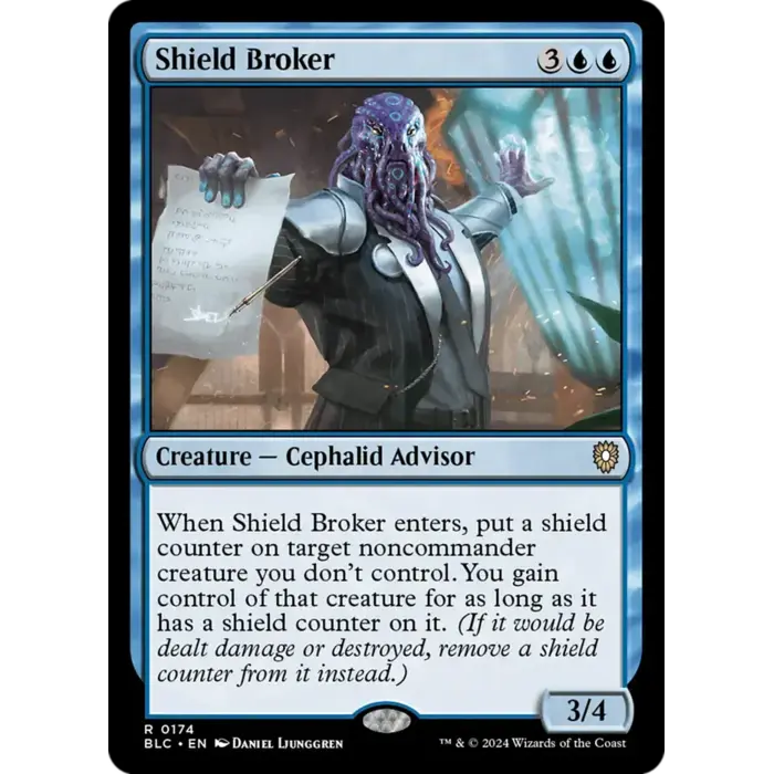 Magic: The Gathering Shield Broker (174) Near Mint